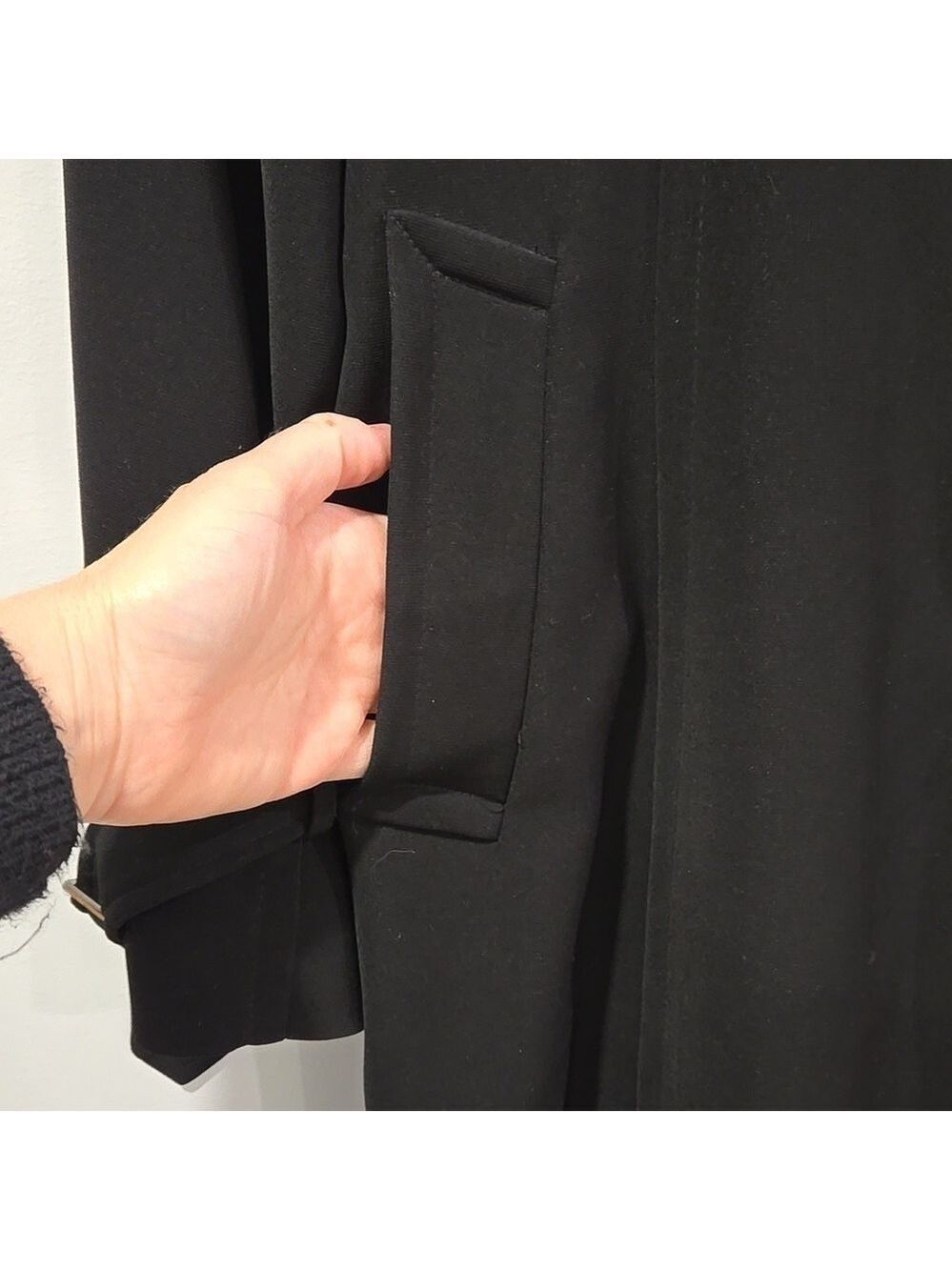 Retro Perry Ellis Beltless Streetwear Trench - Picture 5 of 14